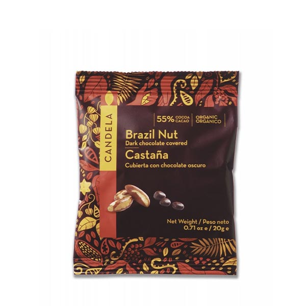 CASTAÑA CON CHOCOLATE AL 55% 20 GR - CANDELA