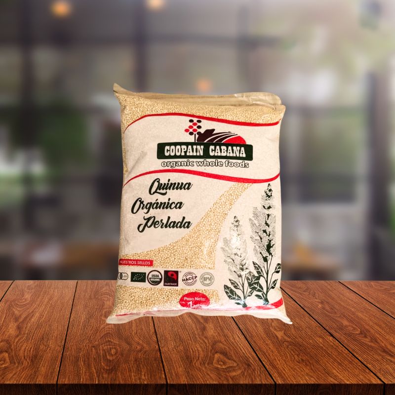 QUINUA ORGANICA PERLADA 1KG - COPAIN CABANA