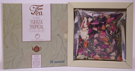 ROSE TEA CAJA FUERZA TROPICAL 50 GR 