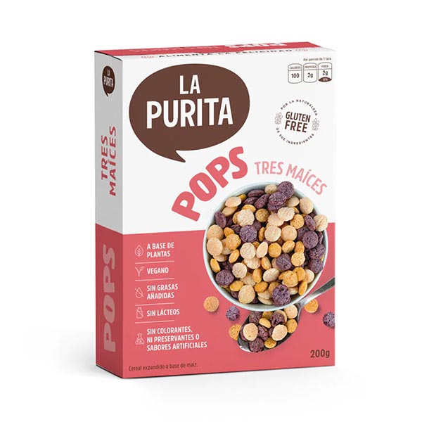 Cereal 3 maices sin gluten 200gr. - La Purita Verdad
