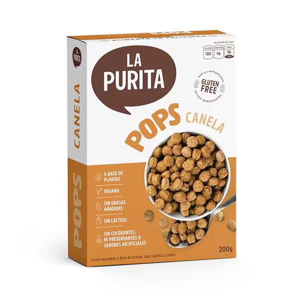 Cereal canela sin gluten 200gr. - La Purita Verdad