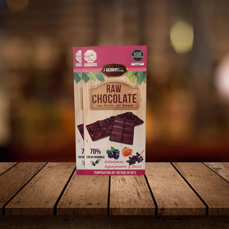 BARRA RAW FRUTOS DEL BOSQUE 100G -NUTRY BODY 