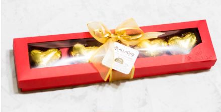 CHOCOLATES CORAZON CAJA ROJA X 4 UND - QUILLACAO