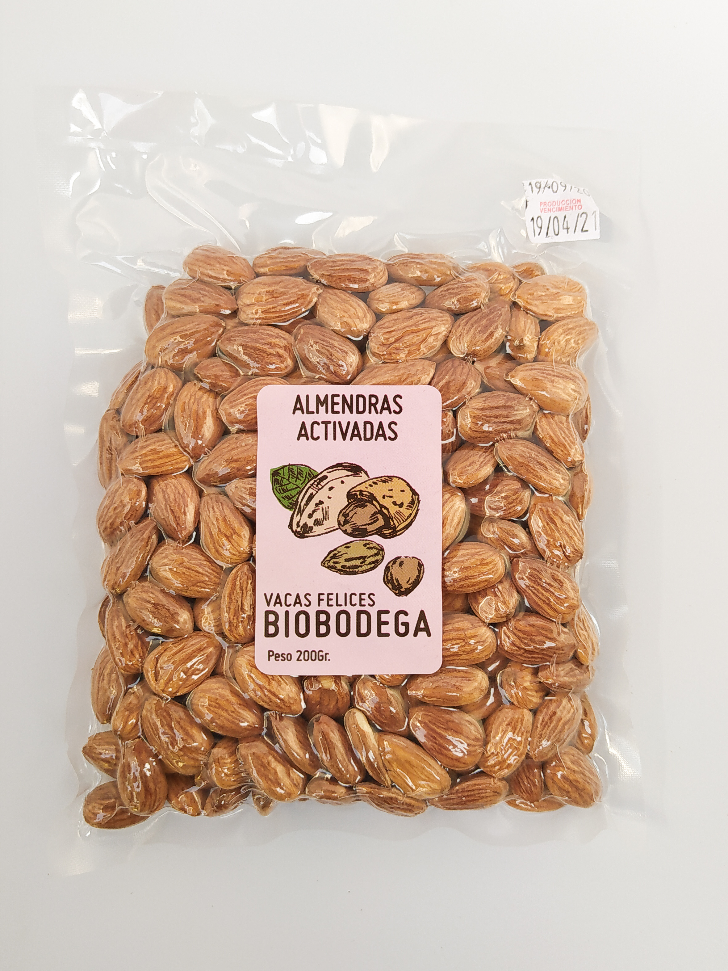 ALMENDRAS ACTIVADAS 200 GR - LAS VACAS
