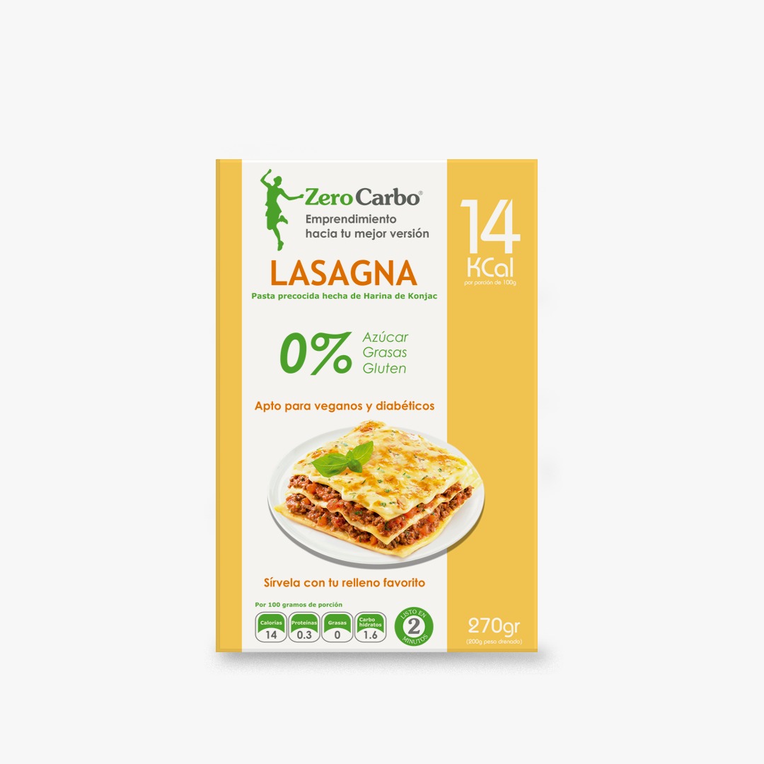 PASTA PRECOC LASAGNA 270G - ZERO CARBO