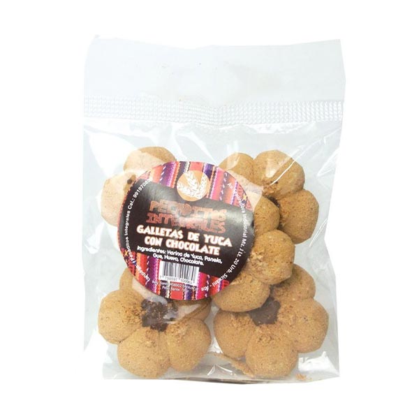 GALLETA YUCA CHOCOLATE - PECADITOS INTEGRALES