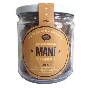 GALLETA VAINILLA MANI FRASCO 200 GR - LA PURITA VERDAD