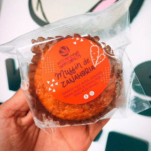 Muffin de Zanahoria con Semillas de Girasol - Pecaditos Integrales