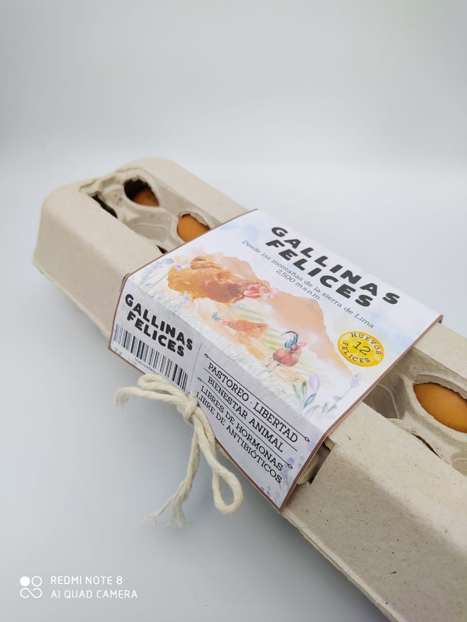 Huevos de Gallinas Felices bandeja x12 und - Recuperame