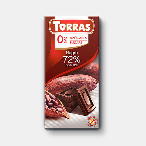 Chocolate 72% x 75gr - Torras