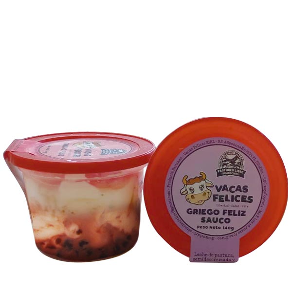 Yogurt Griego Sauco 140gr - Vacas Felices
