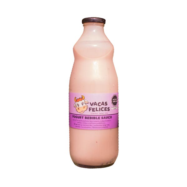 Yogurt Bebible Sauco 1lt - Vacas Felices